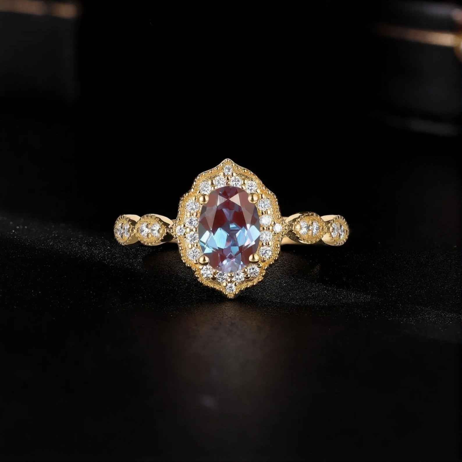 Ceylon Alex Luxe Glow 18K Rose Gold Ring