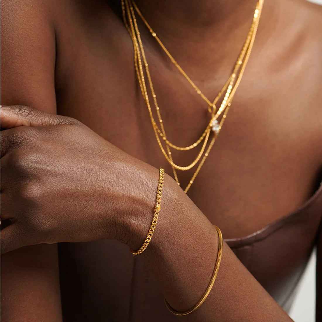 Ceylon Prosper Citrine Recycled Gold Plated Bracelet