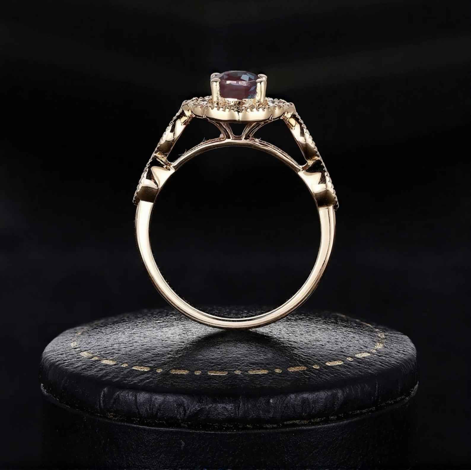 Ceylon Alex Luxe Glow 18K Rose Gold Ring