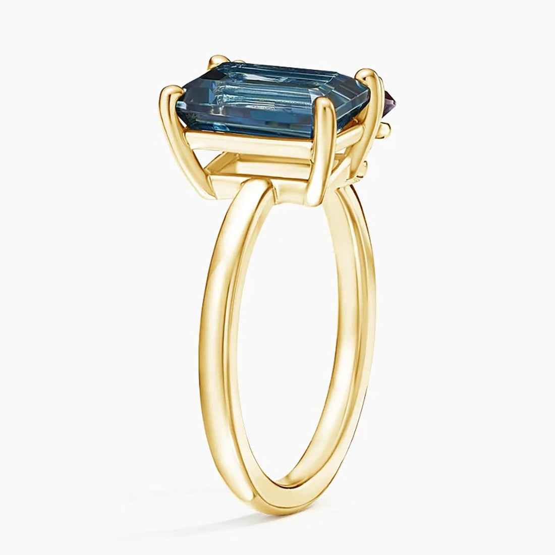 Ceylon DuoColorToiMoi 18K Gold Topaz Alexandrite Ring