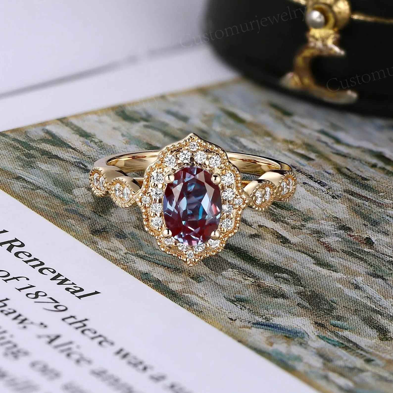 Ceylon Alex Luxe Glow 18K Rose Gold Ring